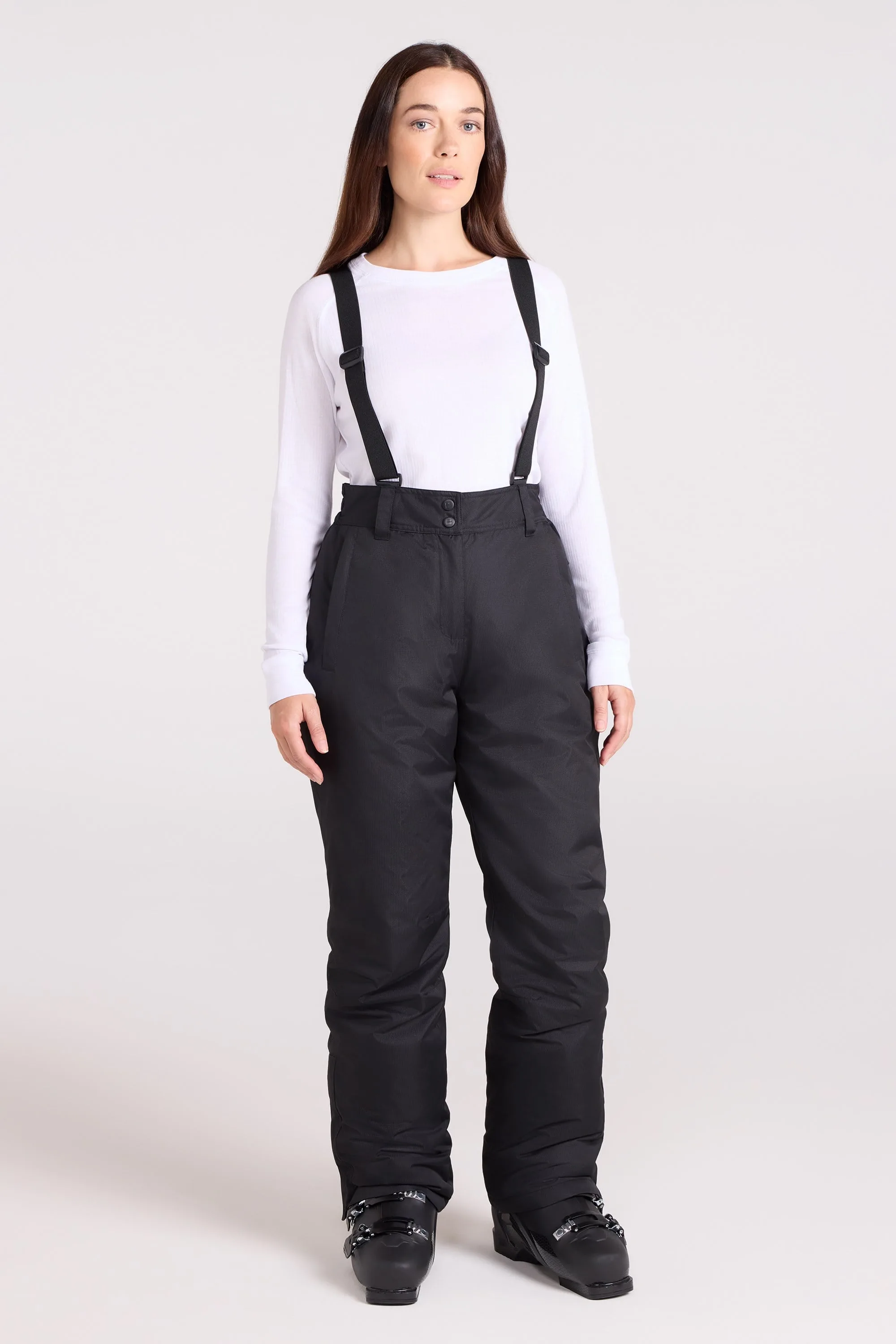 Moon II Womens Ski Pants - Black - Black - Size: 8 - Mountain Warehouse - FashionsVida