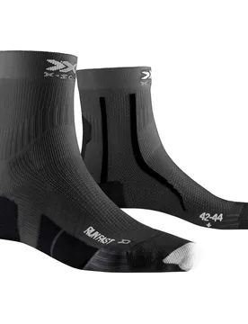 Calzini Run Fast .0 Opal Black / Arctic White EU 39-41