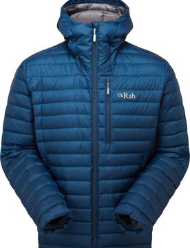 Warme Daunenjacke Microlight Alpine Jacket Tempest Blue für Herren Größe S Blau
