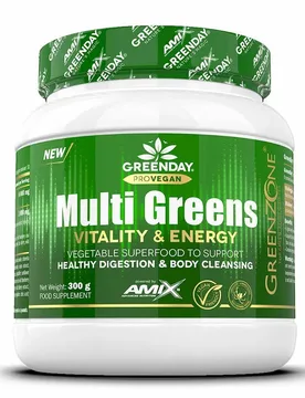 Integratore Greenday Provegan Multigreens 300g - Amix - FashionsVida