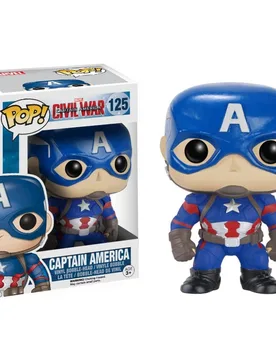 POP! Marvel - Captain America 3: Civil War #125 Captain America - Funko - FashionsVida