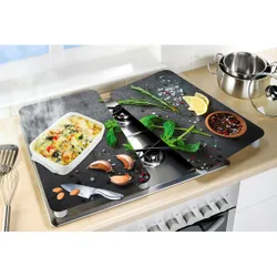 Herdabdeckplatten Universal Kräuter 2er Set, für alle Herdarten