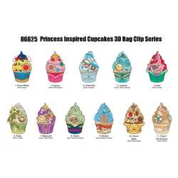 Porte-clés Disney Princesse Cupcake Multicolor One Size unisex