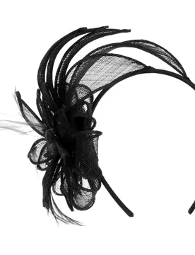 Vanola Sinamay Fascinator by - black - Damen - Size: One Size - Seeberger - FashionsVida