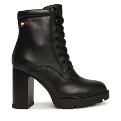 Stiefeletten Tjw Lace Up High Heel Boots EN0EN03109 Schwarz 42 female