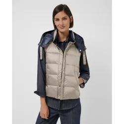 Chaleco de mujer acolchado reversible