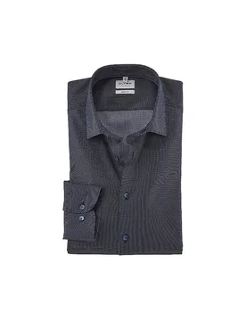 Camicia Slim Fit blu 44 - Olymp Level Five - FashionsVida