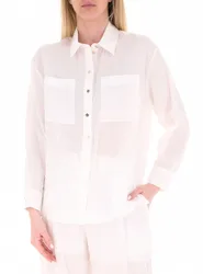 Camicia in ramie LIU JEANS PANNA 42