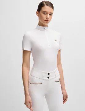 Equestrian Damen Turniershirt MARIA white XS - BOSS - FashionsVida