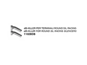 Db Killer (X2) Per Terminale Round Sil Ducati Panigale V2 / S 2025-2026