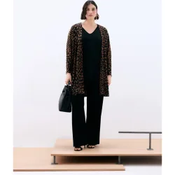 Chaqueta de mujer animal print