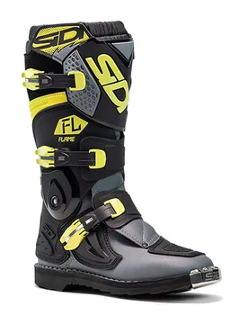 Stivali Moto Cross Enduro Bambino FLAME Nero Lime taglia 33 - SIDI - FashionsVida