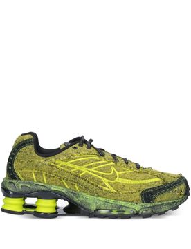 Lace-Up Fastening Distressed Effect Sneakers