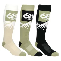 Chaussettes Longues Snow Caps 3 Paires Multi EU 44-46