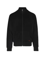 Chaqueta polar de loungewear negro S