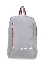 Zaino grigio con zip a contrasto LTT438