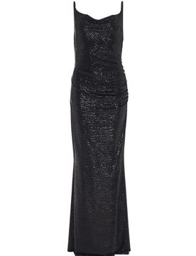 Figurbetontes Abendkleid aus glitze female