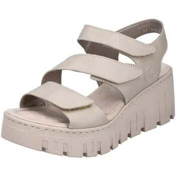 Keilabsatzsandalen Sandaletten 68055-62 40;41;42 - Rieker - FashionsVida
