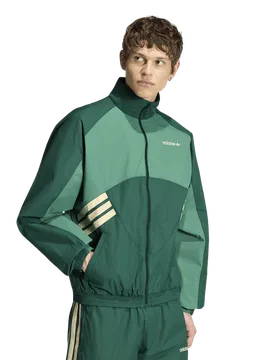 Munich 93 Tracktop Uomo - Top da pista Verde - Taglia S - Nylon S - Adidas - FashionsVida