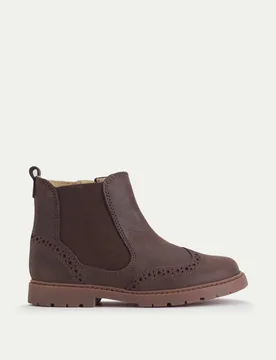 Kids' Leather Chelsea Boots (6 Small - 4 Large) Brown Female - Start-Rite - FashionsVida