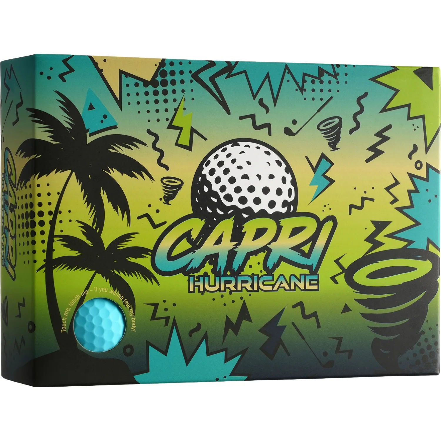 Golfbälle Hurrican - 12er Pack, tuerkis - CAPRI Golf - FashionsVida