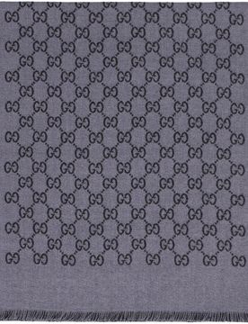 Wool GG Jacquard Scarf - 33x175 cm