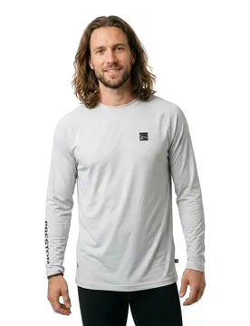 Performance Sun Upf40 Uv Long Sleeve T-shirt Grey M Men - Preston Innovations - FashionsVida