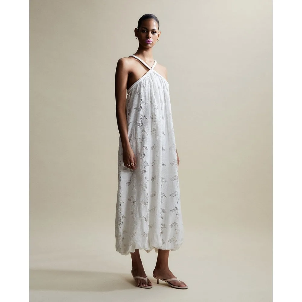 Sfera - Vestido trenza flores - Sfera - FashionsVida