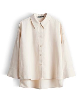 Hemdbluse ZALEA beige 40 damen