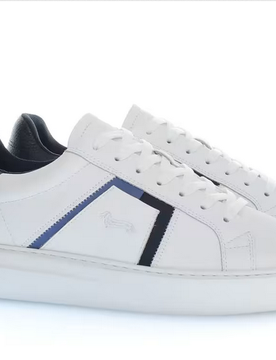 Harmont&blaine scarpe uomo bianco-blu