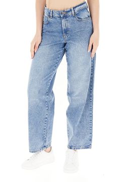 Jeans wide leg BLU CHIARO 27