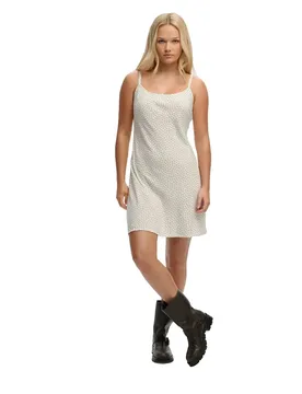 Robe Courte Sans Manches Printed Cami Mini Light Jade Green Ditsy Hearts L