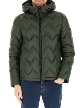 Piumino trapuntato VERDE SCURO XL