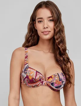 Top de bikini capacidad con aro y foam - Gisela - FashionsVida