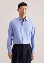 X-Slim Business Hemd Struktur Blau 40