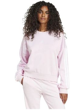 Sweatshirt Sweatshirt Essentials 3 Stripes Rose Eu S;Eu M;Eu L;Eu Xs Female