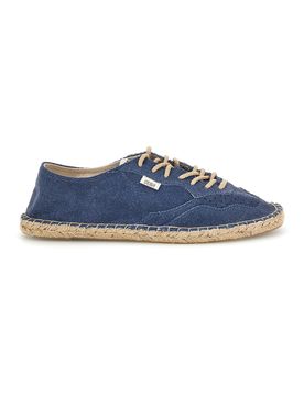 Espadrillas blu con lacci in tessuto SGMS2508 45