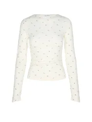 Langarmshirt MAEVE creme L damen