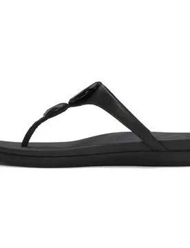 Sandali Solay Glossy Disc Toe Post Black EU 39 - Fitflop - FashionsVida