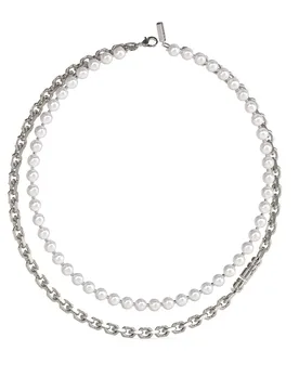 Collana Jumn0062 Edgy Styles Silver One Size - Guess - FashionsVida
