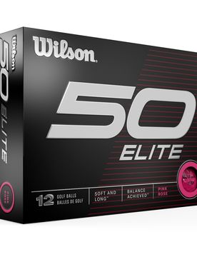Golfbälle Fifty Elite - 12er Pack, pink
