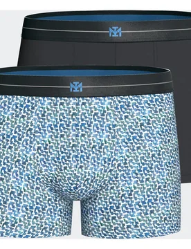Pack 2 boxers de hombre en algodón - Impetus - FashionsVida