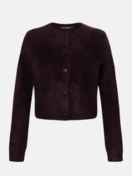 Cardigan aus Kaschmir Violett 38