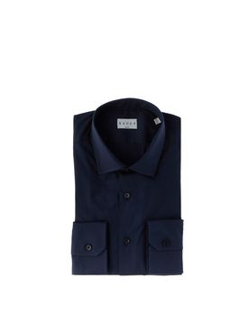 Camicia in cotone BLU NOTTE 38
