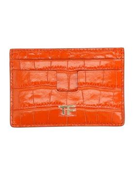 Tarjetero Mujer Naranja -- Mujer