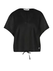 Ecoalf Blusa de lino DORA negro L