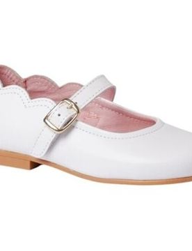 Ballerinas 1103 Bailarina Hebilla Blanco 22;23;24;25;26;27;28;29;30;31;32;33;34 Female