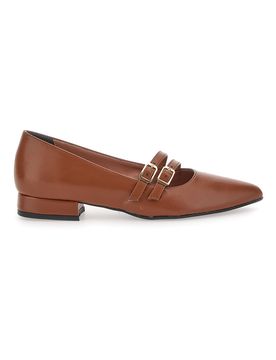 Ballerine Marroni con cinturini 3664 36