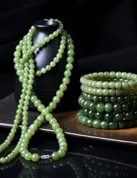Hotan Jade beaded jade diy hand string with beads DIY jewelry accessories bracelet necklace - Aliexpress - FashionsVida