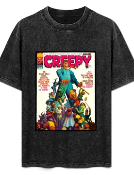 ANOTHER GREAT VINTAGE CREEPYMAGAZINE COVER! #63 T-Shirt Stylish Graphic Short Sleeve Top - Aliexpress - FashionsVida